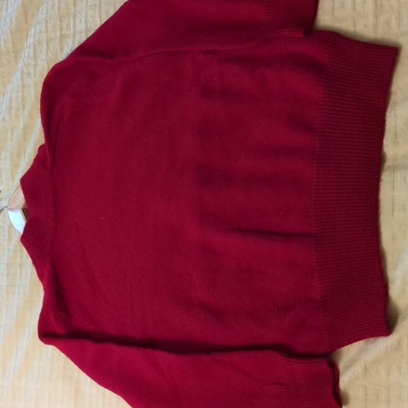 VTG Women's Knit Wool Sweater Mock Neck - Picture 3 of 6